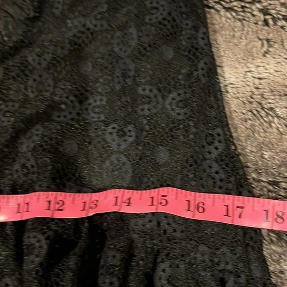 Zara black V neck Lace  Midi dress Sz XS - Picture 6 of 17